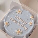 Pastel blue custom cake Sweet Bakeistan Karachi.