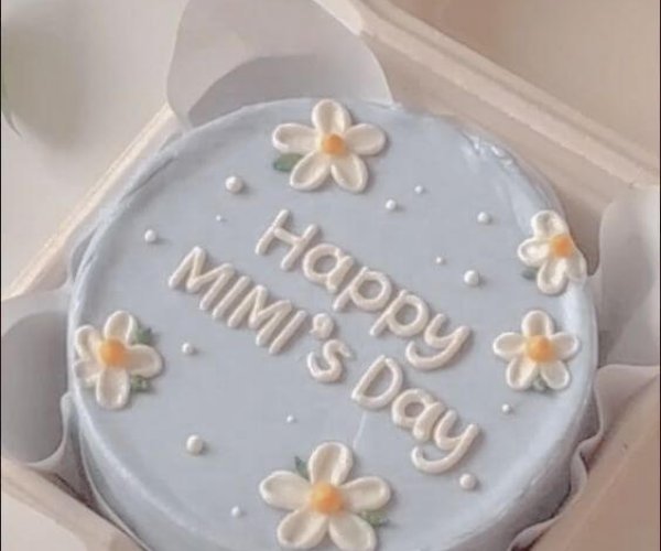 bento Pastel blue custom cake Sweet Bakeistan Karachi.